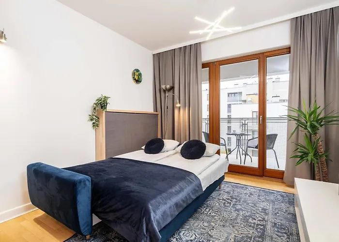 Urban Blue 2 Bedroom Apartment Wola